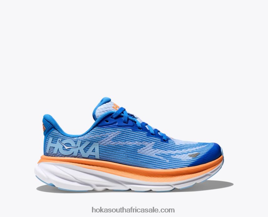 Kids Clifton 9 Hoka 0TNRBJ674 Coastal Sky/All Aboard