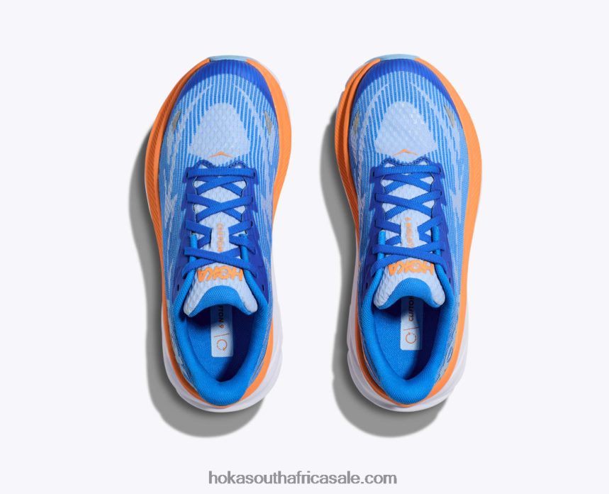 Kids Clifton 9 Hoka 0TNRBJ674 Coastal Sky/All Aboard