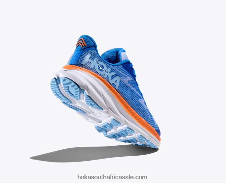 Kids Clifton 9 Hoka 0TNRBJ674 Coastal Sky/All Aboard