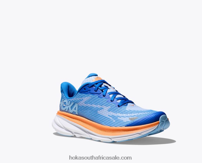Kids Clifton 9 Hoka 0TNRBJ674 Coastal Sky/All Aboard
