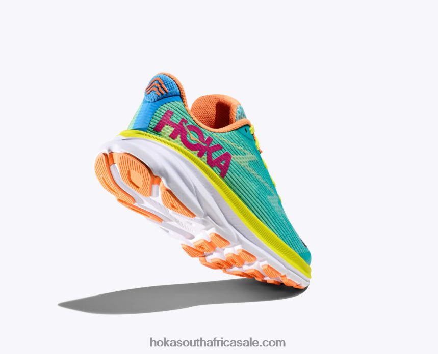 Kids Clifton 9 Hoka 0TNRBJ675 Ceramic/Evening Primrose