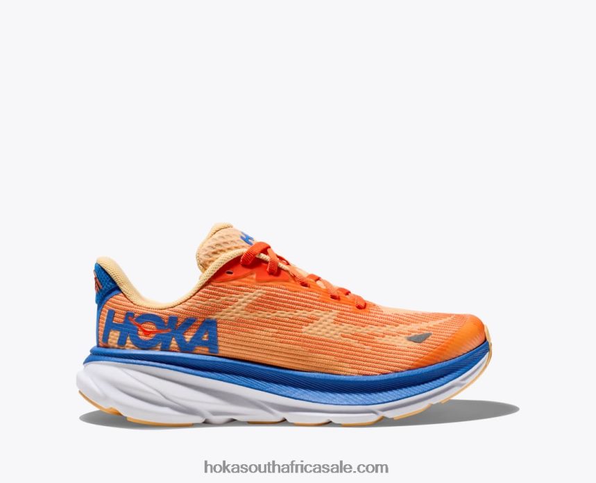 Kids Clifton 9 Hoka 0TNRBJ676 Coastal Sky/All Aboard