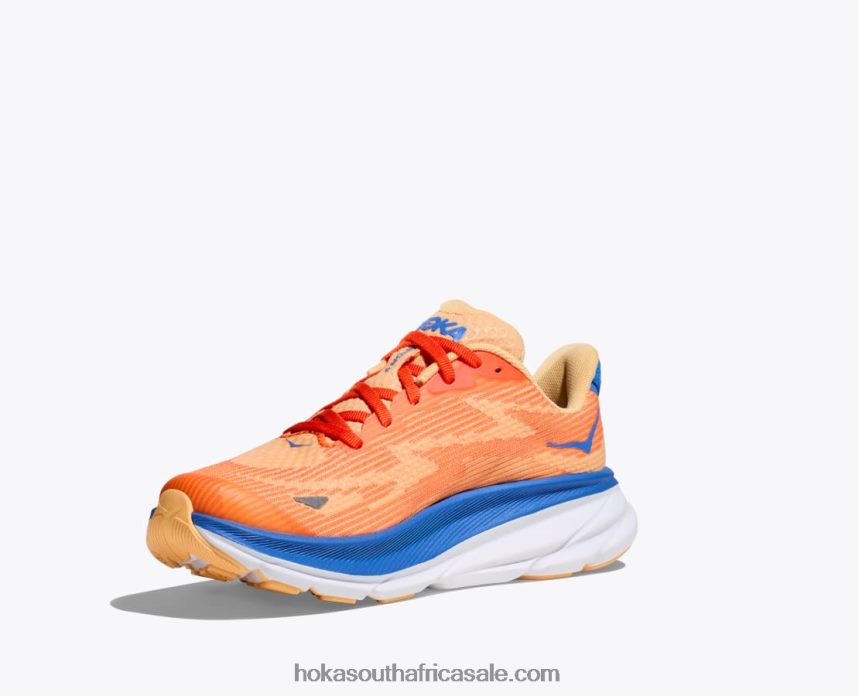 Kids Clifton 9 Hoka 0TNRBJ676 Coastal Sky/All Aboard