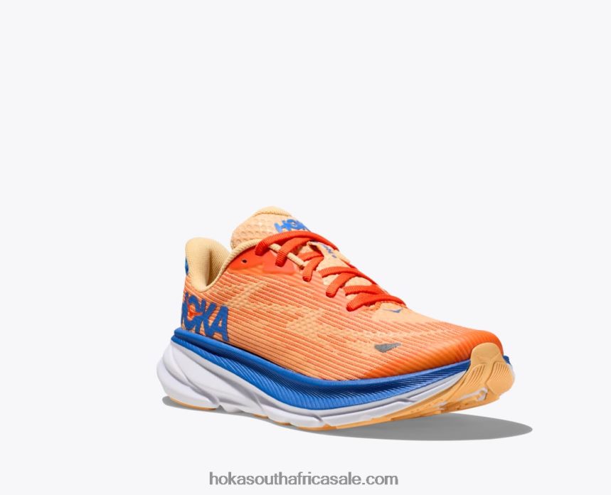 Kids Clifton 9 Hoka 0TNRBJ676 Coastal Sky/All Aboard