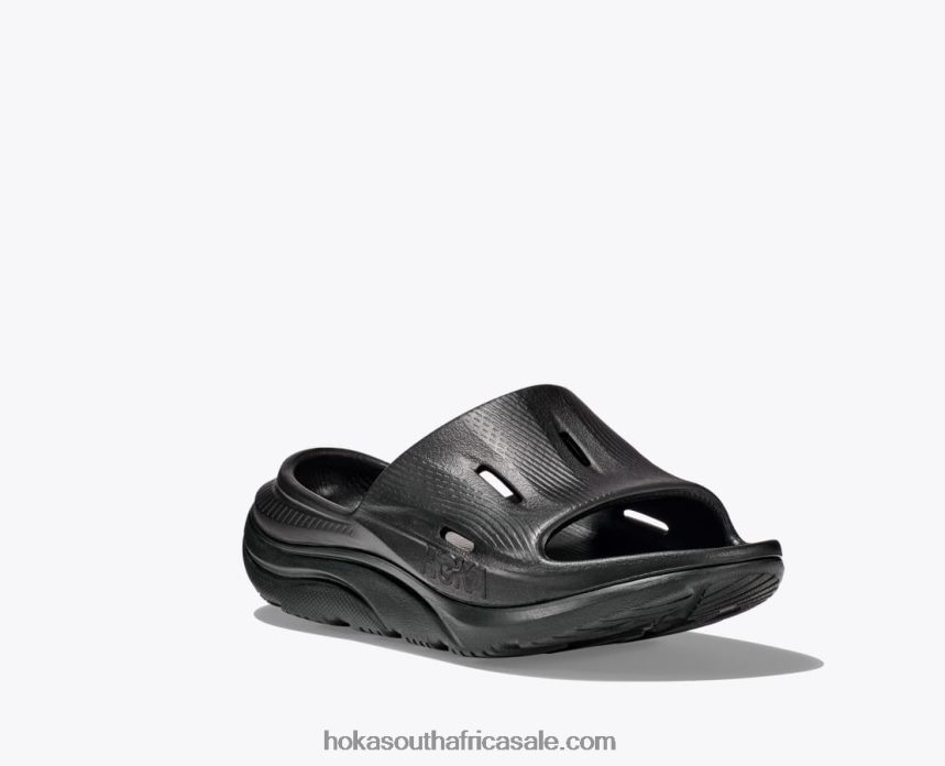 Kids Ora Recovery Slide 3 Hoka 0TNRBJ679 Black