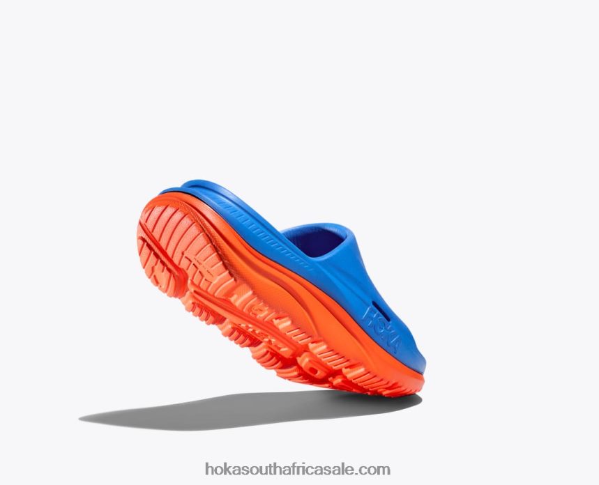 Kids Ora Recovery Slide 3 Hoka 0TNRBJ680 Coastal Sky/Vibrant Orange