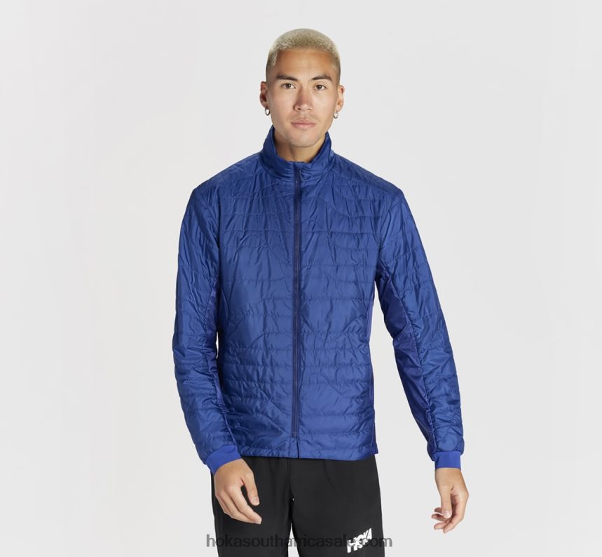 Men Sky Quilt Jacket Hoka 0TNRBJ670 Bellwether Blue
