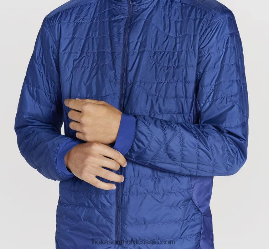 Men Sky Quilt Jacket Hoka 0TNRBJ670 Bellwether Blue