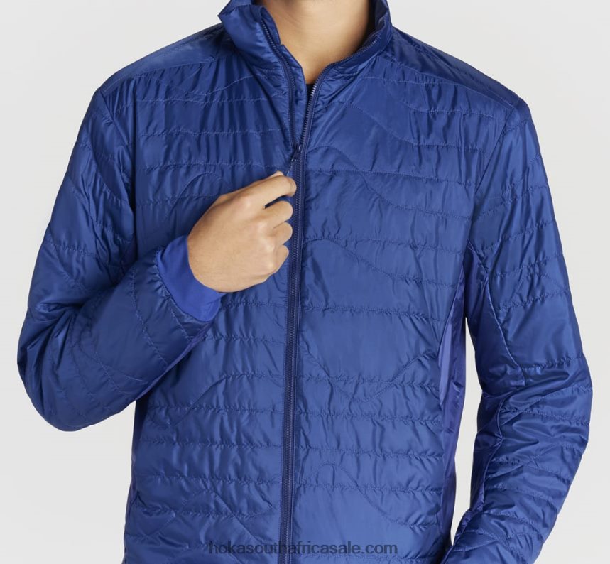 Men Sky Quilt Jacket Hoka 0TNRBJ670 Bellwether Blue