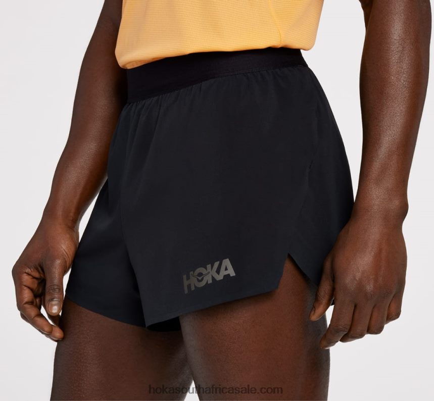 Men Split Short Hoka 0TNRBJ649 Black