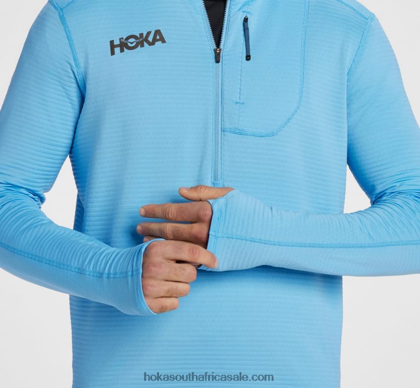 Men 1/2 Zip Hoka 0TNRBJ637 All Aboard