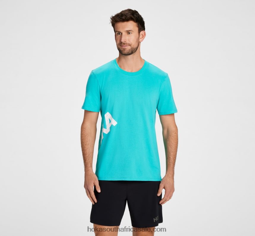 Men All-Day Tee Hoka 0TNRBJ647 Ceramic
