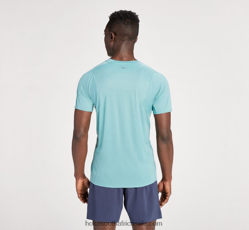 Men Glide Short Sleeve Hoka 0TNRBJ632 Trellis