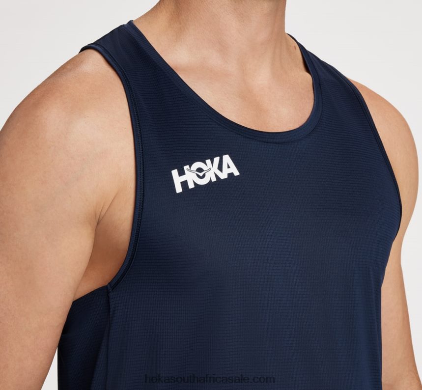 Men Glide Singlet Hoka 0TNRBJ630 Outer Space