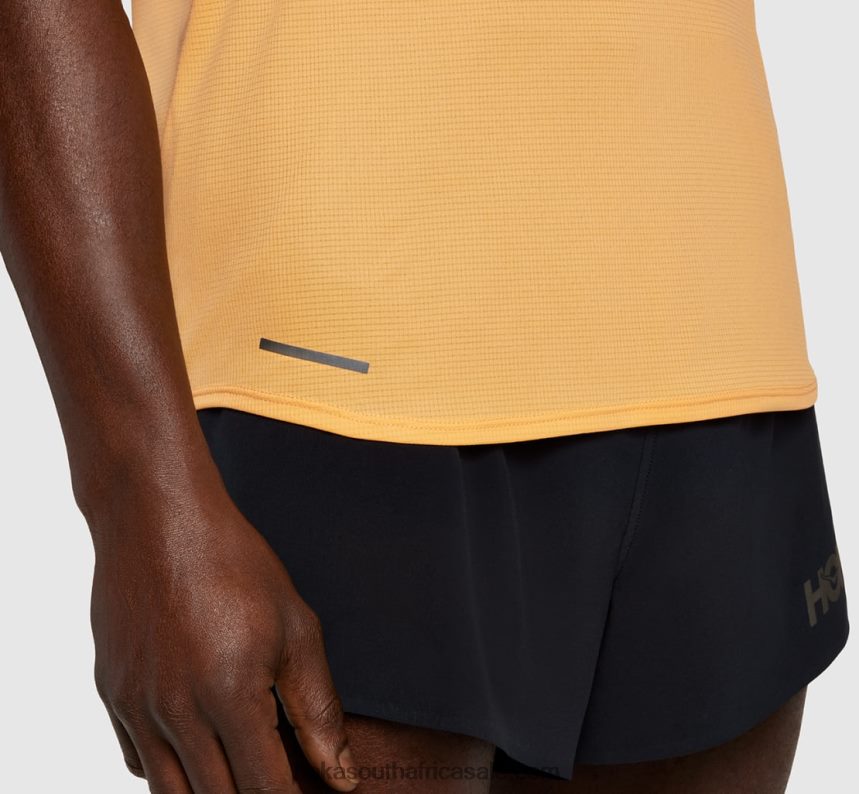 Men Glide Singlet Hoka 0TNRBJ631 Mock Orange