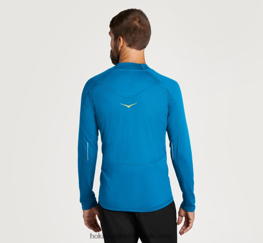 Men Merino Midlayer Hoka 0TNRBJ643 Diva Blue