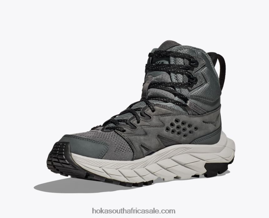 Men Anacapa Breeze Mid Hoka 0TNRBJ517 Castlerock/Harbor Mist