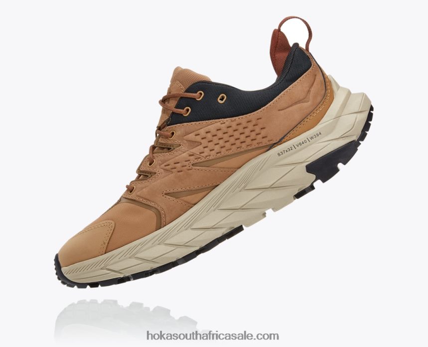 Men Anacapa Low GTX Hoka 0TNRBJ543 Tiger'S Eye/Black