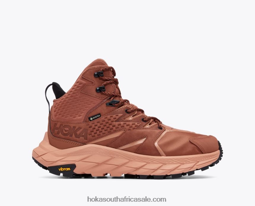 Men Anacapa Mid GTX Hoka 0TNRBJ532 Baked Clay/Sun Baked