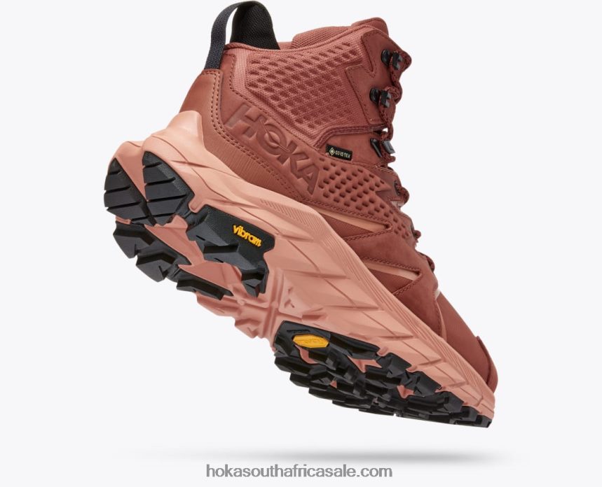 Men Anacapa Mid GTX Hoka 0TNRBJ532 Baked Clay/Sun Baked