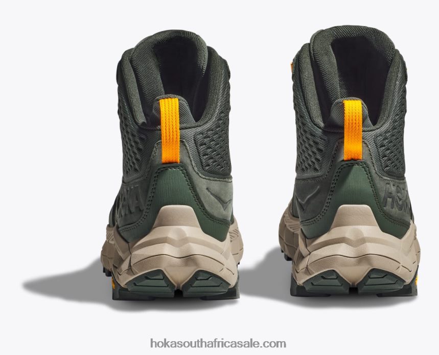 Men Anacapa Mid GTX Hoka 0TNRBJ535 Thyme/Radiant Yellow