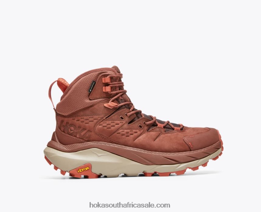 Men Kaha 2 GTX Hoka 0TNRBJ549 Cappuccino/Baked Clay