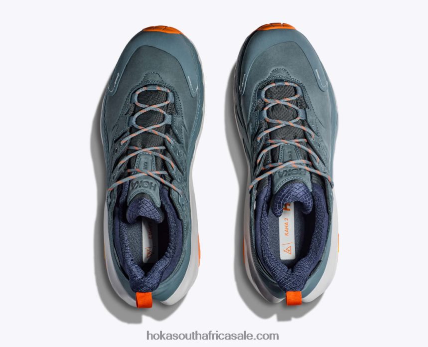 Men Kaha 2 Low GTX Hoka 0TNRBJ550 Goblin Blue/Harbor Mist