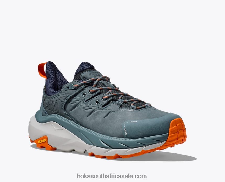 Men Kaha 2 Low GTX Hoka 0TNRBJ550 Goblin Blue/Harbor Mist