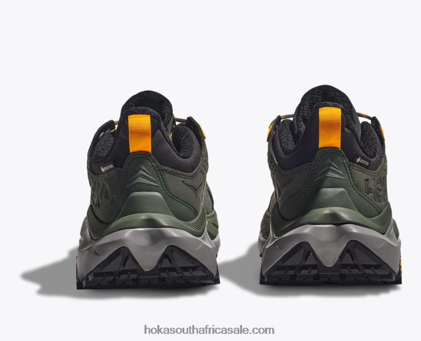 Men Kaha 2 Low GTX Hoka 0TNRBJ552 Thyme/Radiant Yellow