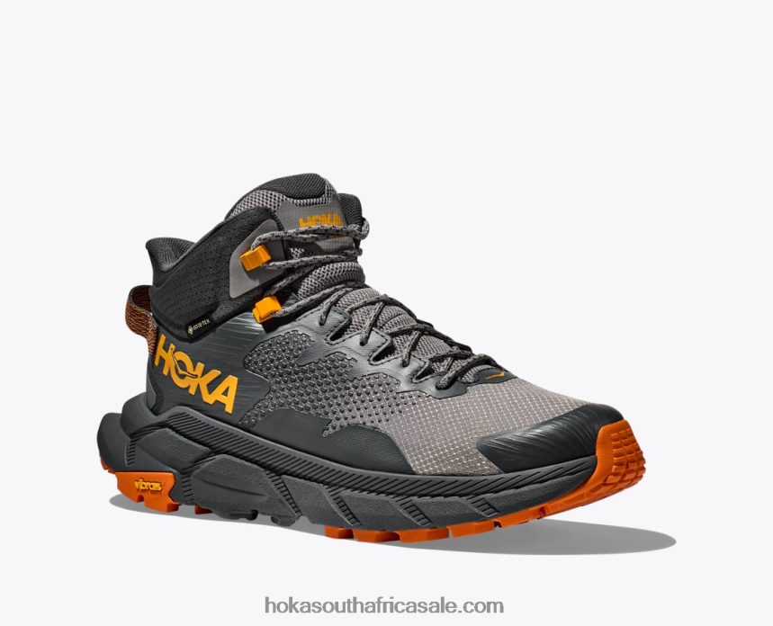 Men Trail Code GTX Hoka 0TNRBJ523 Castlerock/Persimmon Orange