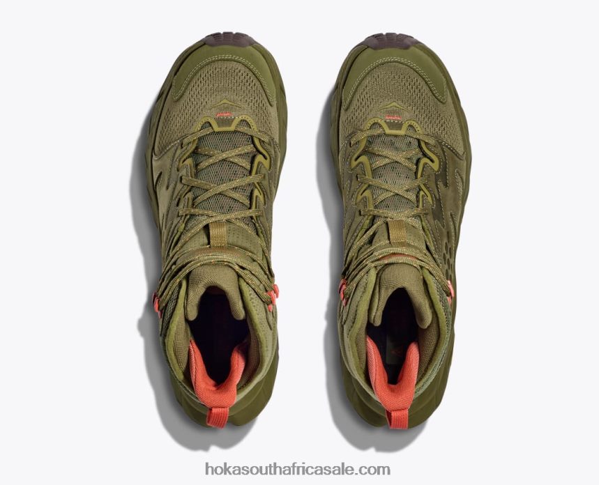 Men Anacapa Breeze Mid Hoka 0TNRBJ561 Castlerock/Harbor Mist