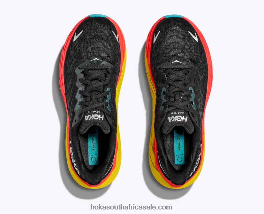 Men Arahi 6 Hoka 0TNRBJ428 Black/Flame