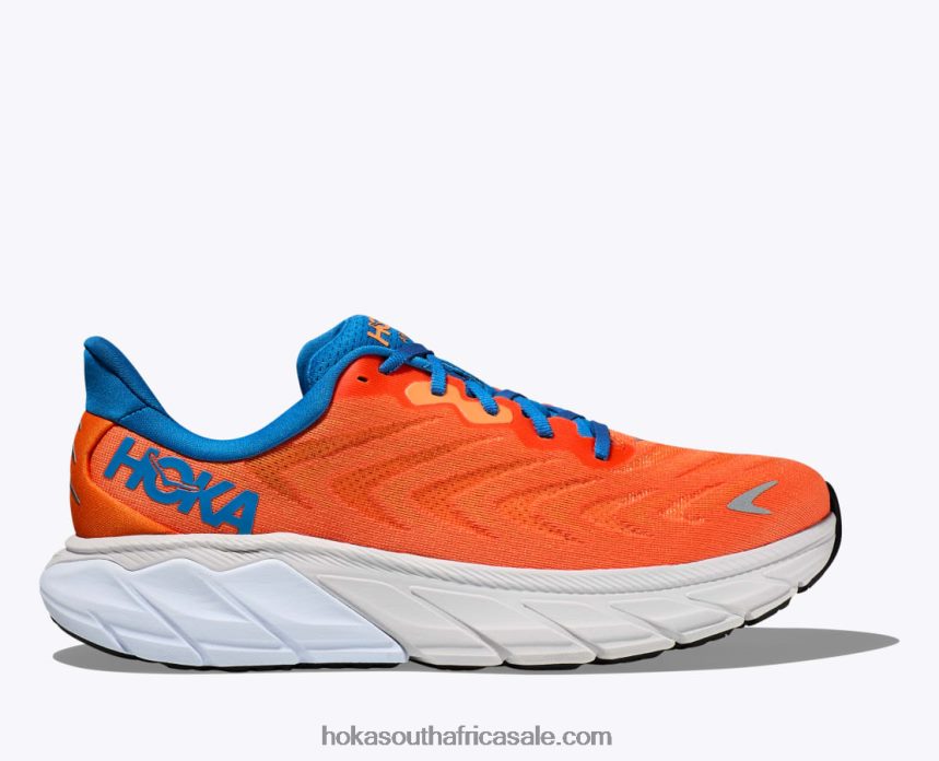 Men Arahi 6 Hoka 0TNRBJ429 Vibrant Orange/Coastal Sky