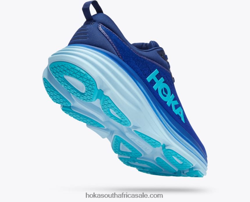Men Bondi 8 Hoka 0TNRBJ422 Bellwether Blue/Bluing