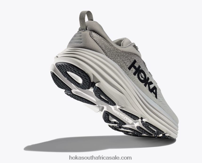 Men Bondi 8 Hoka 0TNRBJ613 Sharkskin/Harbor Mist