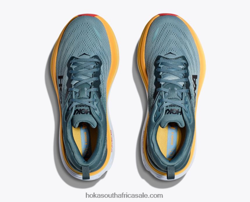 Men Bondi 8 Hoka 0TNRBJ618 Goblin Blue/Mountain Spring