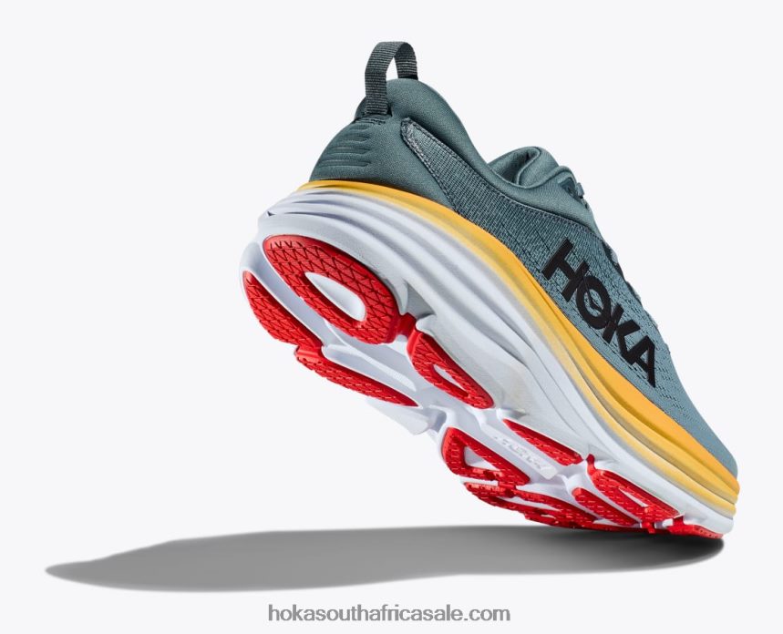 Men Bondi 8 Hoka 0TNRBJ618 Goblin Blue/Mountain Spring