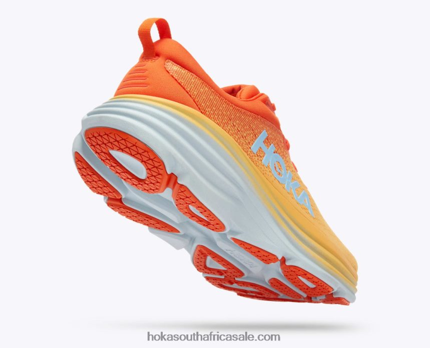 Men Bondi 8 Hoka 0TNRBJ688 Puffin'S Bill/Amber Yellow