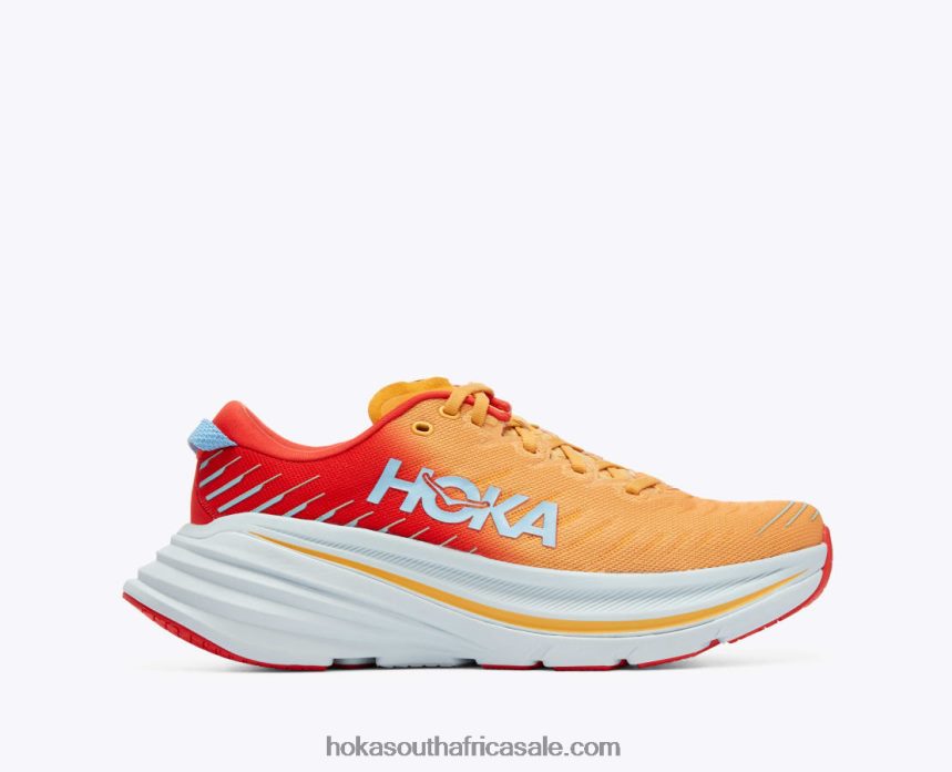Men Bondi X Hoka 0TNRBJ463 Fiesta/Amber Yellow