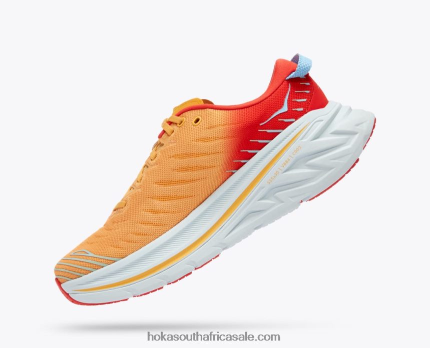 Men Bondi X Hoka 0TNRBJ463 Fiesta/Amber Yellow