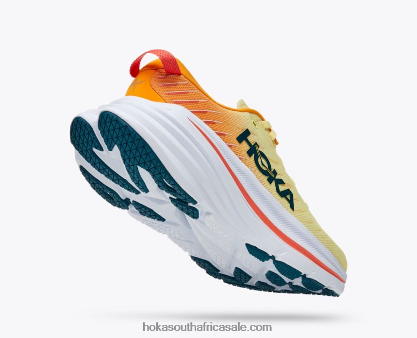 Men Bondi X Hoka 0TNRBJ464 Yellow Pear/Radiant Yellow