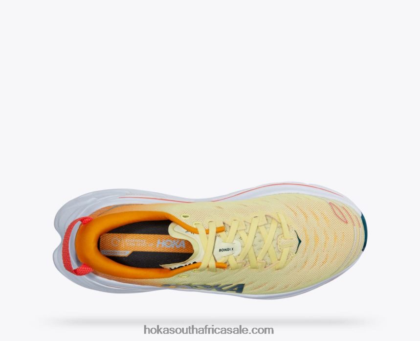 Men Bondi X Hoka 0TNRBJ464 Yellow Pear/Radiant Yellow