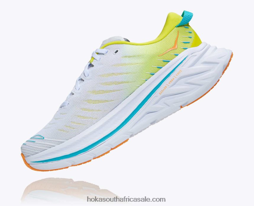 Men Bondi X Hoka 0TNRBJ466 White/Evening Primrose