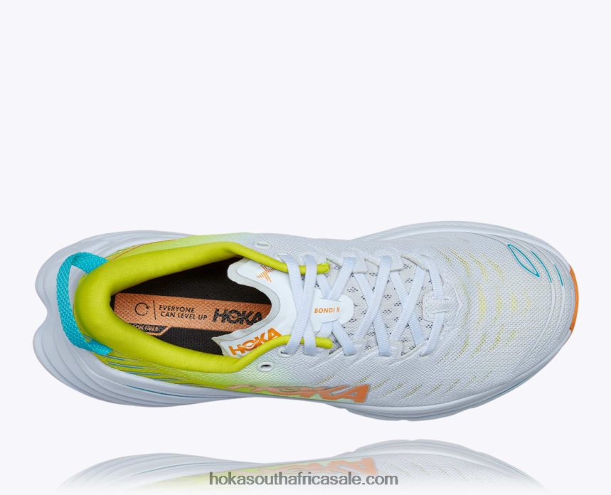 Men Bondi X Hoka 0TNRBJ466 White/Evening Primrose