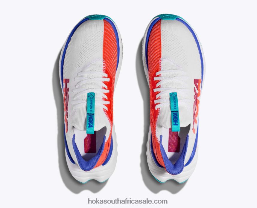 Men Carbon X 3 Hoka 0TNRBJ455 White/Flame