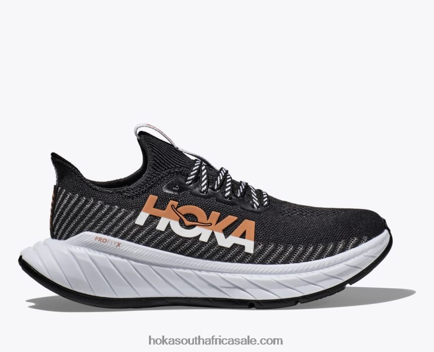 Men Carbon X 3 Hoka 0TNRBJ459 Black/White