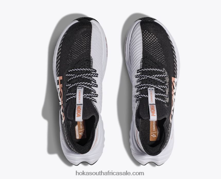Men Carbon X 3 Hoka 0TNRBJ459 Black/White