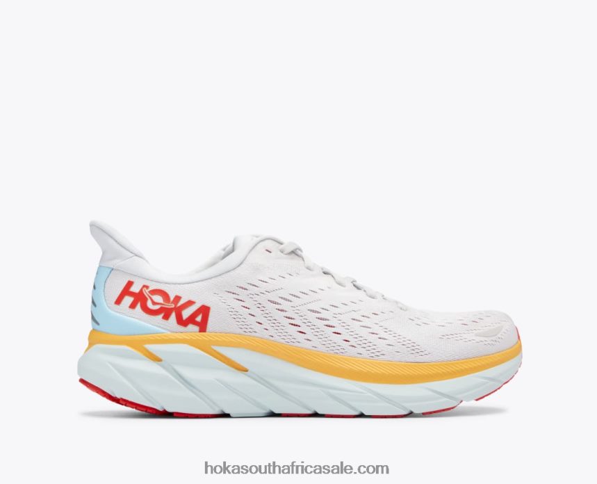 Men Clifton 8 Hoka 0TNRBJ477 Nimbus Cloud/Blanc De Blanc