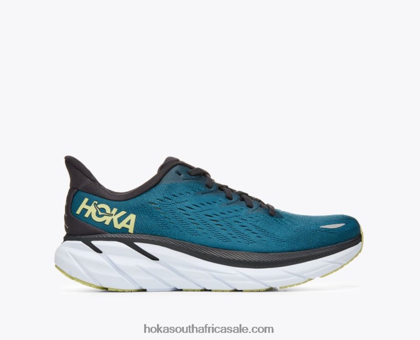Men Clifton 8 Hoka 0TNRBJ572 Blue Coral/Butterfly