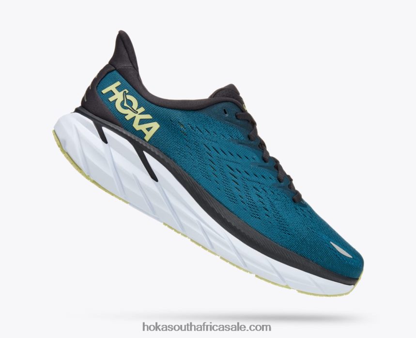 Men Clifton 8 Hoka 0TNRBJ572 Blue Coral/Butterfly